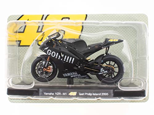  OPO 10 - Moto 1/18 de Il Dottore V.Rossi, riproduzione compatibile con Yamaha YZR-M1 - test Phillip Island 2005 - VR032