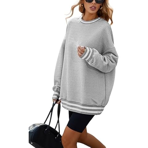 Famulily Women's Casual Oversized Sweatshirt Cover