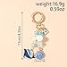 QXQKZPMYH Shell Whale Keychain Fashion Marine Animal Pendant Shark Keyring Creative Jewelry Bag Chain