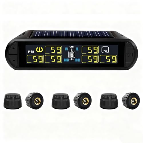 Upgraded Solar TPMS for 4/6 Wheel RVs