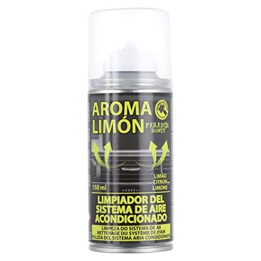 Paradise PER20011 Limpiador Limon Aire Acondicionado, 150 ml, Color Amarillo