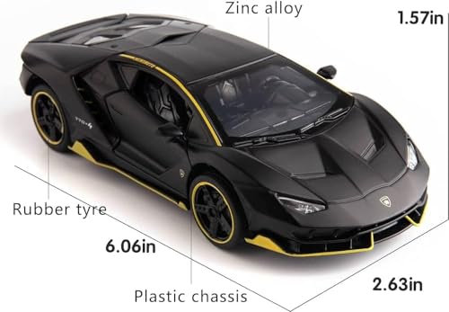 Image of SPITEN Lamborghini Car Toy Die-Cast Metal Car Model Car Pull Back Car Super Car With Openable Doors With Sound And Light For Birthdays Gift Party Decorations Great For Kids ?1:32, Multicolor