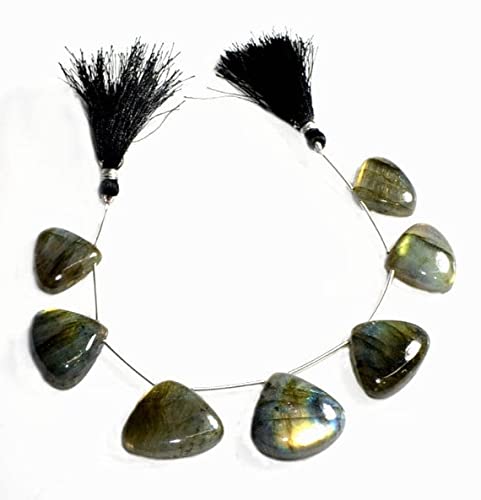 Labradorite cabochons briolettes de 7 pièces de LKBEADS pour création de bijoux