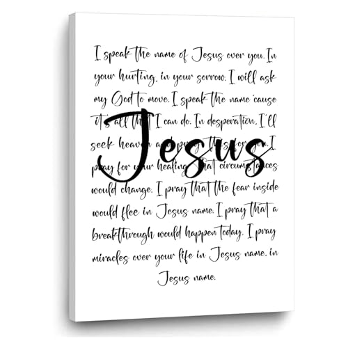 I Speak the Name of Jesus Poster