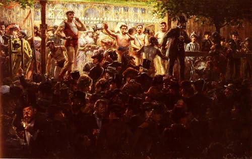Image sur toile Fête De Neuilly Léon Dehesghues décoration chambre 60x90cm