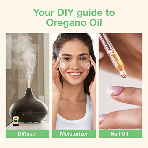 Kukka Oregano Essential Oil For Improved Wellness - Therapeutic Grade Oregano Oil Essential Oil For Skin - Oil Of Oregano For Toenail - Oregano Oil Organic For Diffuser & Nail (0.34 Fl Oz) #TOP6