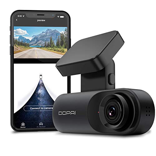 DDPAI Mola N3 Dash Cam, 1600P Front Dash Cam, 2K Dash Cam Recorder Single Front Dashboard Camera for Car| Infrared Night Vision |24hr Motion Sensor Parking Mode | App & Wi-Fi| Support 128GB max