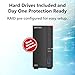 BUFFALO LinkStation 710 2TB 1-Bay NAS Network Attached Storage with HDD Hard Drives Included NAS Storage That Works as Home Cloud or Network Storage Device for Home