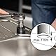 wolfcraft Lochschneider 3754000 – Schraublochstanzer für Küchenarmaturen – Blechlocher für den Wasserhahn-Ausschnitt – Ø 35mm