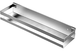 CONRUSER Wall Mounted Stainless Steel Spice Rack