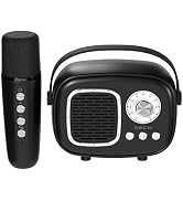XECH Newly Launched Bluetooth Speaker with Karaoke Mic System for Home Singing Magic Ai Voice Cha...