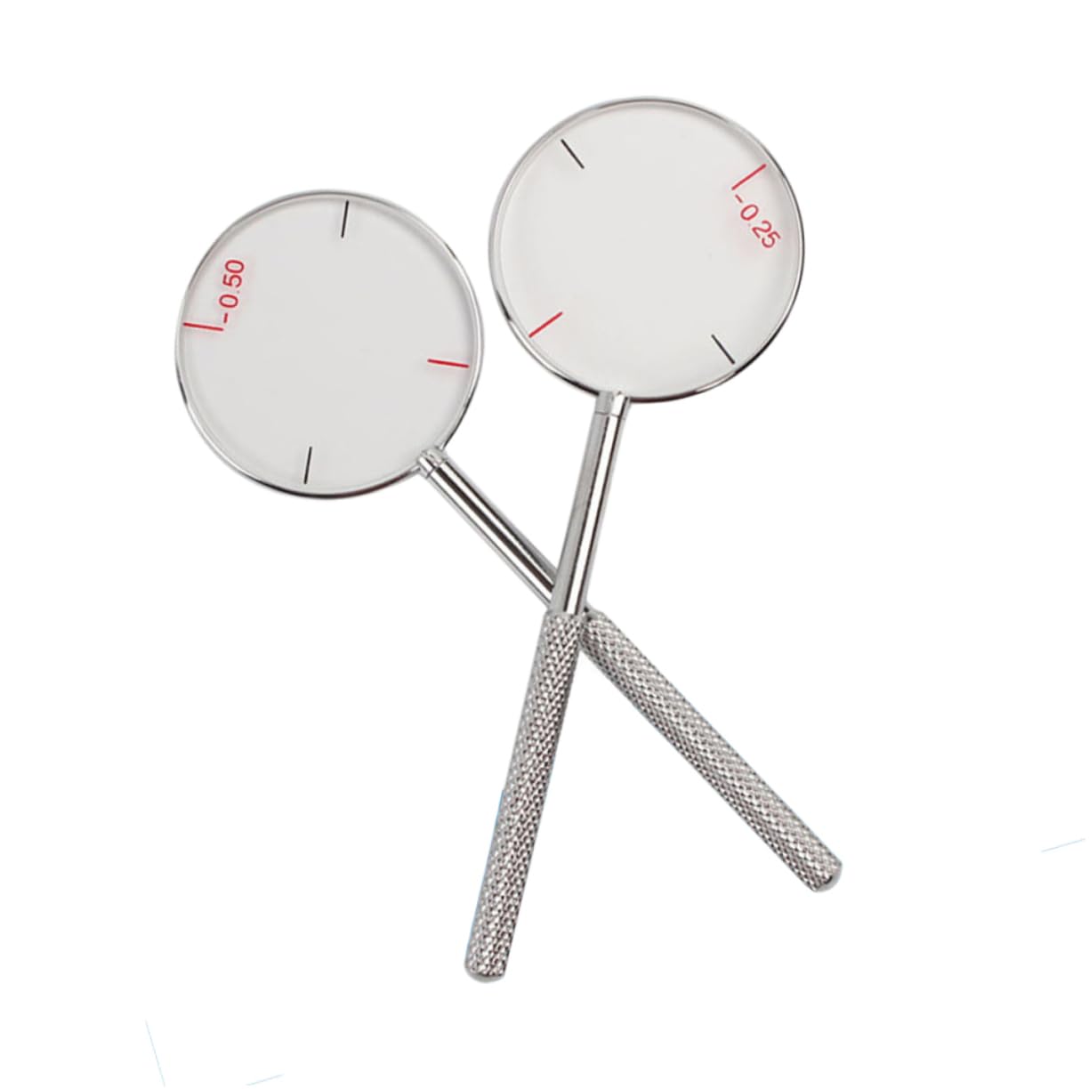 ULTECHNOVO 6 Uds Lente De Cilindro Herramienta Kit Óptico 25 Lente Óptica Cilindro Lente De Cilindro Equipo De Optometría Caso Cilindros Cruzados Gafas Kit De Lentes De