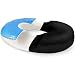 Produktbild Sitzkissen mit Gel Buerostuhl: Memory Foam Stuhlkissen Sitzkissen Orthopädisch Ergonomisches Cushion mit Gel-Schicht Stuhlkissen Rückenschmerzen reduzieren für Bürostuhl Auto Rollstuhl Sitzring