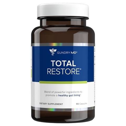 Gundry MD Total Restore Gut Lining Support, Digestive Supplement for Gastrointestinal Wellness, Gut Health Supplement, Gut Health for Women and Men, 90 Capsules, 30 Day Supply Cover