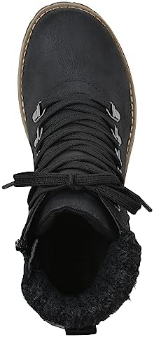 CLIFFS BY WHITE MOUNTAIN Women's Shoes Primed Ankle Bootie, Black/Fabric, 8 W | Image 5