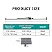 Adjustable Ratcheting Cargo Support Bar 1/2/3/4 Pack for Refrigerated Trucks, Dividers, Suitable for Cars, Trailers, SUVs, Vans(130-168cm-1piece)