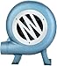 LegendTech Handkurbel-Schmiede-Gebläse, Eisengetriebe, Popcorn-Ventilator, manueller Ventilator, manuelles Grill-Luftgebläse zum Kochen, 80 W bis 350 W, Blau, 300 W