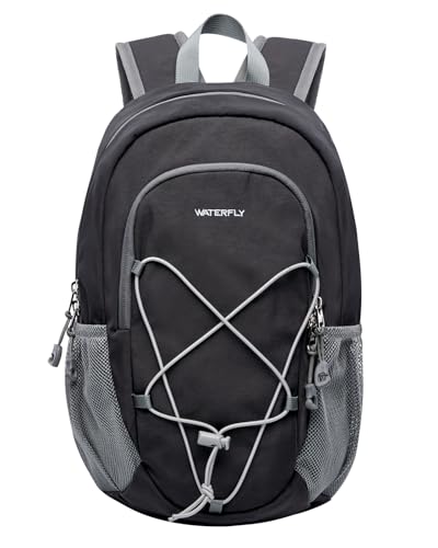 Waterfly Small Hiking Backpack 12L: Mini Lightweight Sport Rucksack with Chest Strap Daypack Compact Day Bag for Outdoor Travel Walking Camping Cycling Climbing Women Men Teenagers