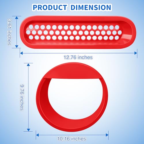 Image of Nilight Grill Inserts fit for Jeep Wrangler Front Grille Mesh Inserts & Headlight Cover Set for JK JKU Unlimited Sports Sahara Freedom Rubicon 2007-2018 Clip-in Trim Exterior Accessories Red 9 Pcs