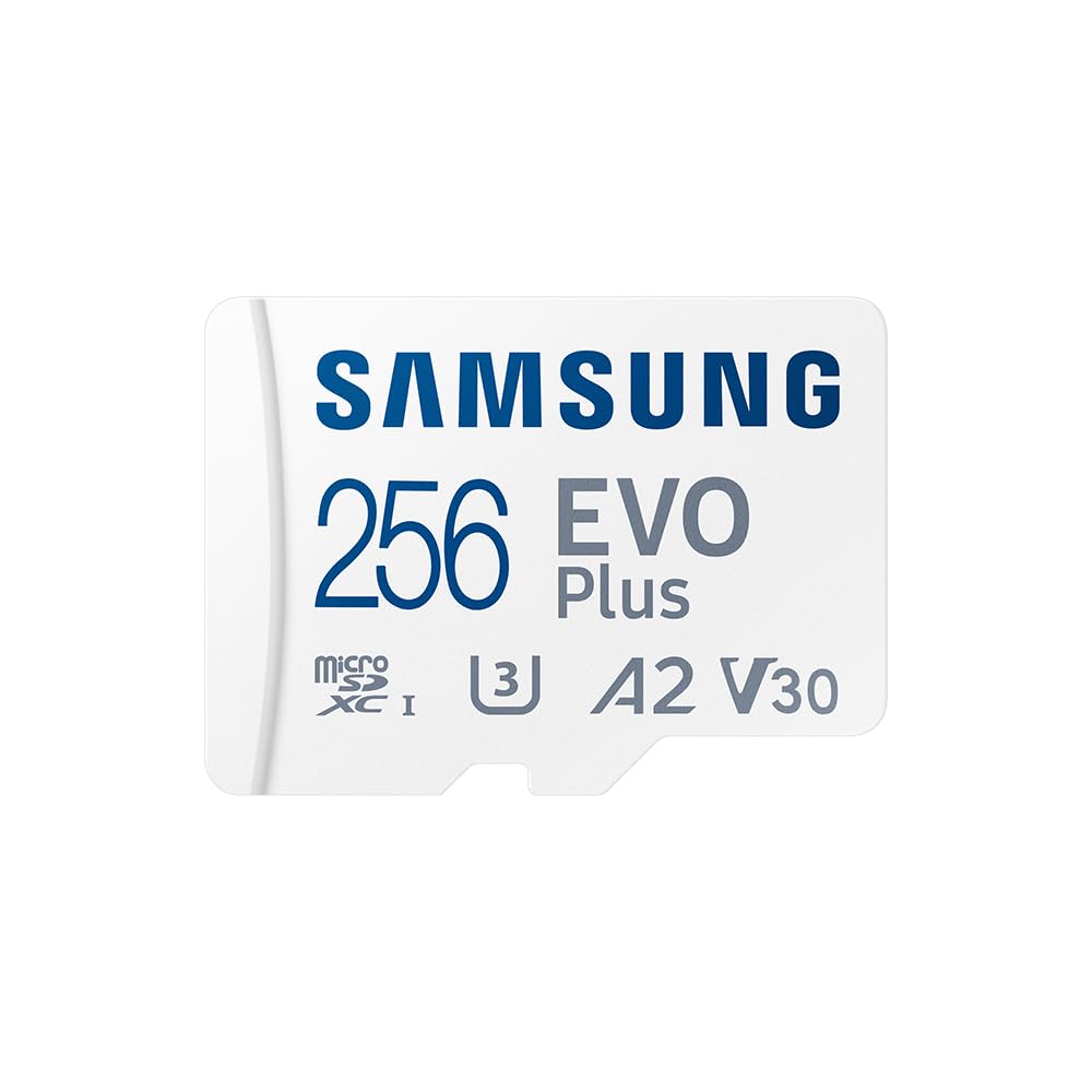 256GB Samsung EVO Plus MicroSDXC 130MB/s +Adapter