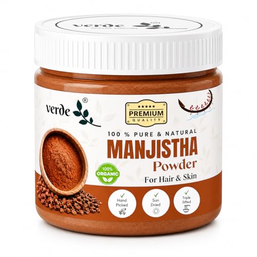 Image of 100% Pure & Natural Manjistha Powder for Face /Hair /Skin - Facepack for Clean and Glowing Skin - (100 GM)