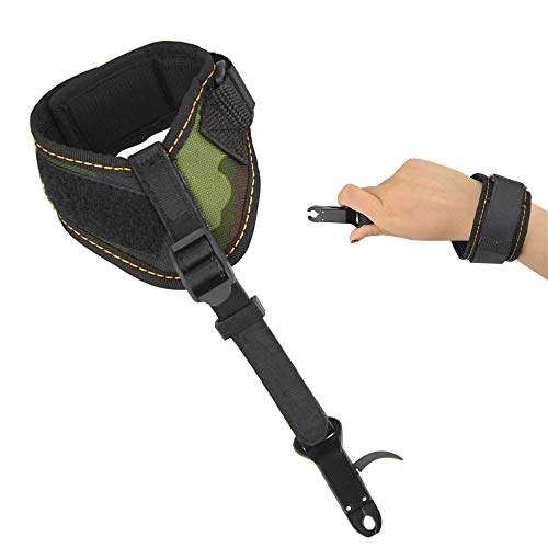 ZSHJG Tir à Arc Déclencheur Arc Compound Release Aid Réglable Trigger Libération Accessoire pour Chasse Étrier de poignée Cover