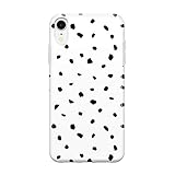 uCOLOR Polka Dot Case Compatible with iPhone XR 6.1' Cute Protective Case Slim Soft TPU Silicon...