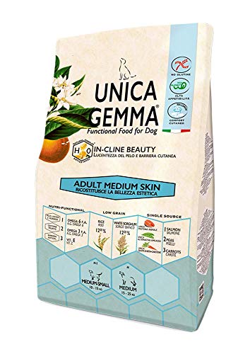 Gheda Crocchette Cane Unica Gemma Adult Medium Skin 2 Kg