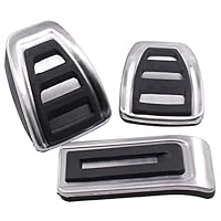 Pedalabdeckung Pedalkappen Pedalsatz Fußpedal Bremspedal Gaspedal Kupplungspedal Pedale Abdeckung Pedalauflage Schaltgetriebe für Transporter T5 Transporter T6 Mul-tivan T5 Mul-tivan T6 Mul-tivan T7