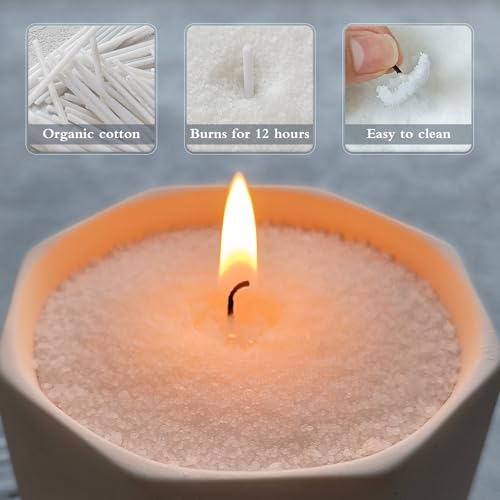 100 Mechas para Velas de 2 Pulgadas de Algodón Orgánico miniatura 2