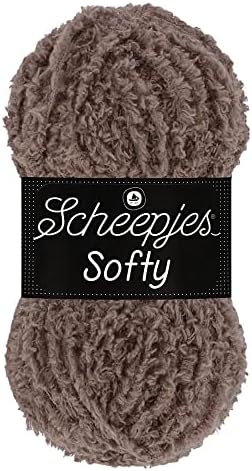 Scheepjes Softy Yarn, 1 x 50 g (1.76 oz) - Black (Color 478) image 5