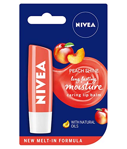 Nivea peach shine - caring lip balm