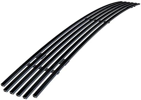 APS Compatible with Ford Econoline E-Series 2008-2014 Lower Bumper Stainless Steel Black 8x6 Horizontal Billet Grille Insert F66659J