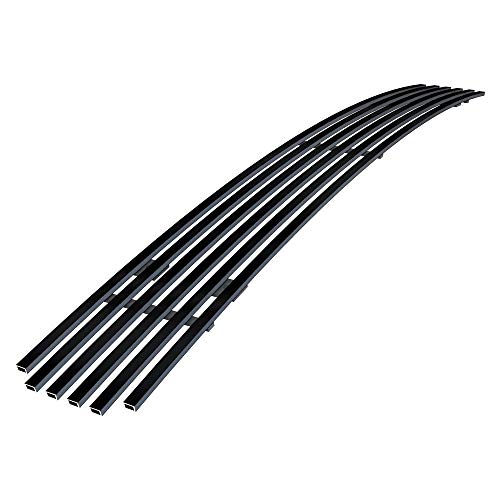 Aps Compatible With Ford Econoline E-Series 2008-2014 Lower Bumper Stainless Steel Black 8X6 Horizontal Billet Grille Insert F66659J #TOP12