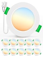 BOJIM 10er Set LED Spots 230V Flach für Bad, Einbaustrahler LED 55mm - 68mm Lochmaß, Deckenspots 4W, IP44 Wasserdicht, Warmweiß Kaltweiß Neutralweiß, Einbauleuchten für Küche Wohnzimmer