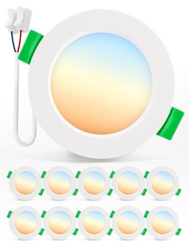✅ 【Installazione Universale】Faretto LED incasso (foro 55-68mm, Ø 78mm, spessore 29mm). Funziona senza trasformatori aggiuntivi. Compatibile con tutte le comuni applicazioni per cartongesso.