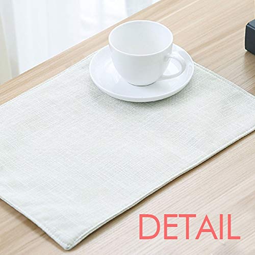 Diythinker Universe And Alien Spotted Alien Placemat Pad Kitchen Woven Heat Resistant Cushion Rectangle #TOP3