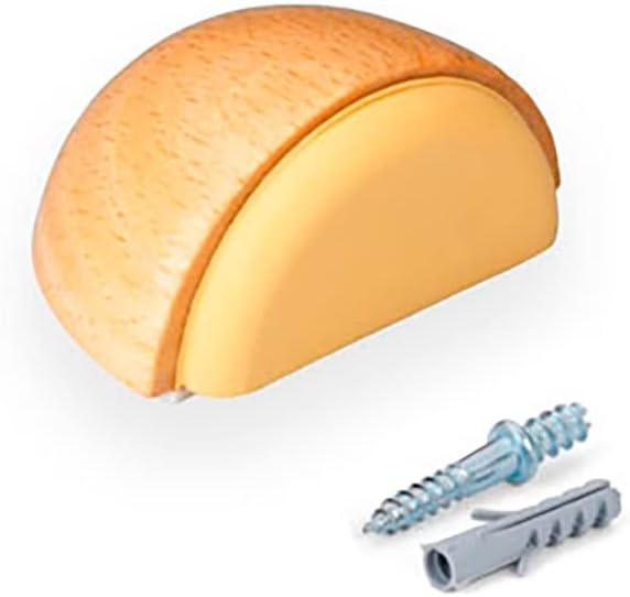 Inofix 66628 Adhesive Stop and Beech Screw, Beige