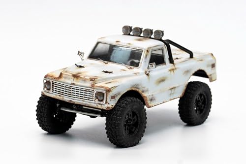 Image of furitek FX118 Fury Wagon Ultimate Upgrade Kit Scale 1 /18 RC Crawler RTR - Remote Control Car, RC Crawlers with High-End Upgrades Ready to Install for Adults (White (TT-0022))