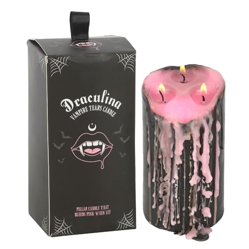 Bougie Vampire Tears Rose cadeau idéal pour fans d'univers gothique