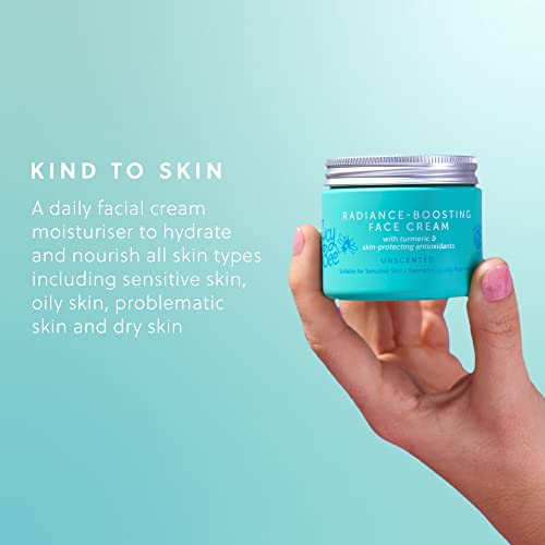 Lucy Bee Organic Radiance Boosting Face Cream, Certified Organic Face Moisturiser - Image 2