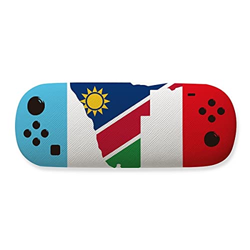Boîte de rangement pour lunettes anti-rayures motif carte Afrique Namibie