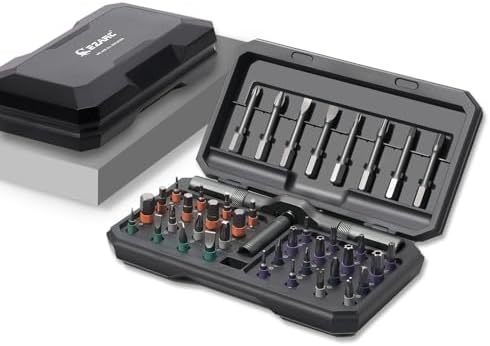 24-in-1 Magnetic Screwdriver Set S2 Steel AtuMan 24-in-1 Ratchet Screwdriver Set - Magnetic S2 Steel Bits With Case For Electronics & DIY Tool Set - View #13