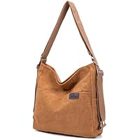 Wytidian Mochila cruzada de pana para mujer, bolso de hombro