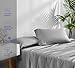 ACCURATEX Cooling Sheets California King Size - Viscose Made from Bamboo, Luxury Cool Silky Sheet Set for Cal King Size Bed, Super Soft Breathable Bed Sheets up to 16 inches Deep Pockect,Grey