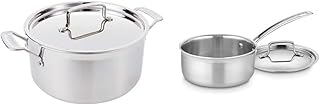 MultiClad Pro Stainless 6-Quart Saucepot with Cover & MultiClad Pro Stainless Steel 1-1/2-Quart Saucepan with Cover