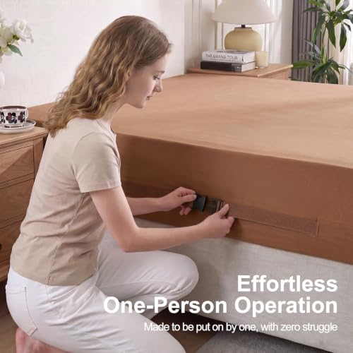 Fitted Sheet Only Queen with Dual Straps and Buckles 1000 Thread Count - image 4