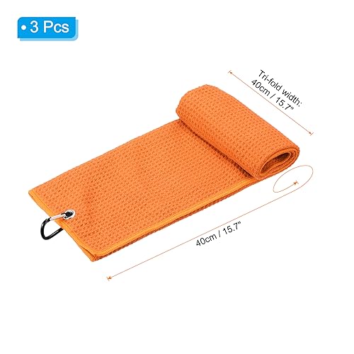 PATIKIL 16"x16" Tri-Fold Golf Towels - Image 2