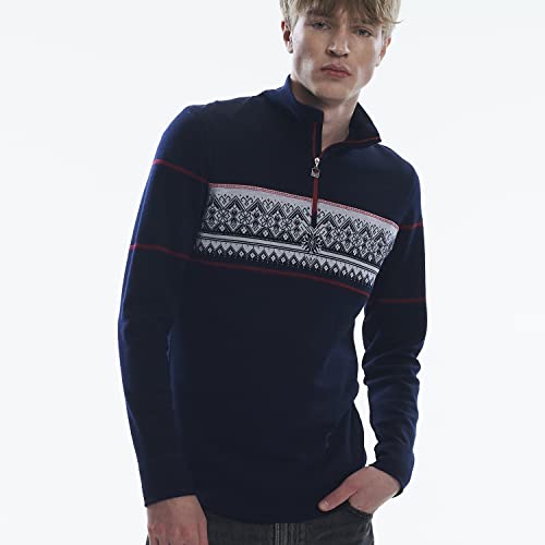 Dale of Norway Moritz Sweater for Men - 100% Merino Wool Knit Sweater - Men’s Pullovers - Men’s Sweater - Quarter Zip Sweater2