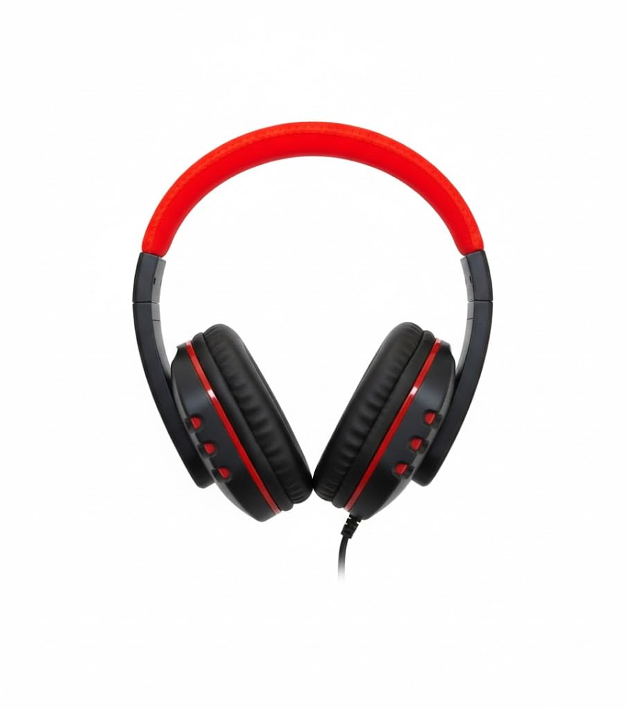 Auriculares Gaming Oficiales del Atlético de Madrid con Micrófono Ajustable y Sonido Envolvente